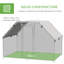 Poulailler avec grillage Sharma Walk In-986008019