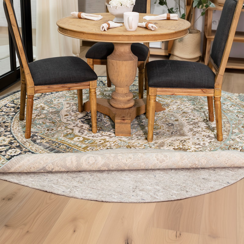 Bottorff Dual Surface 0.33" Non Slip Rug Pad, Round 6'