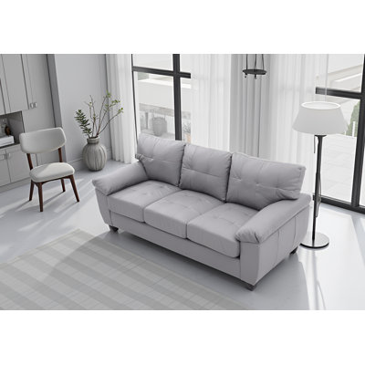 Rimouski Faux Leather Sofa