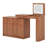 Vanity Desk With Mirror And Lights, Makeup Vanity Table With Flip-Top Tabletop And Drawers,Shelves-113546372
