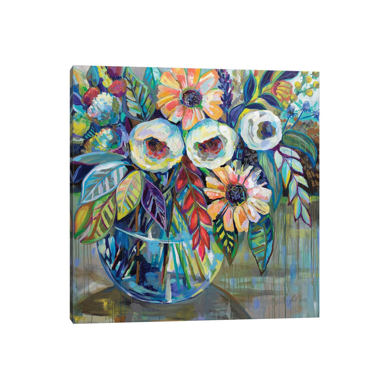 Joy 1 Piece Wrapped Canvas Wall Art, 30.48cm H x 30.48cm W x 1.905cm D