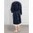 Kraay Fleece Mid-Calf Bathrobe with Pockets