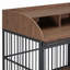 Meuble de rangement robuste pour chien de 44 po avec roulettes verrouillables-676707584