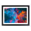 Midnight Smoke in Abstract - Picture Frame Painting Print-55739884-55739887
