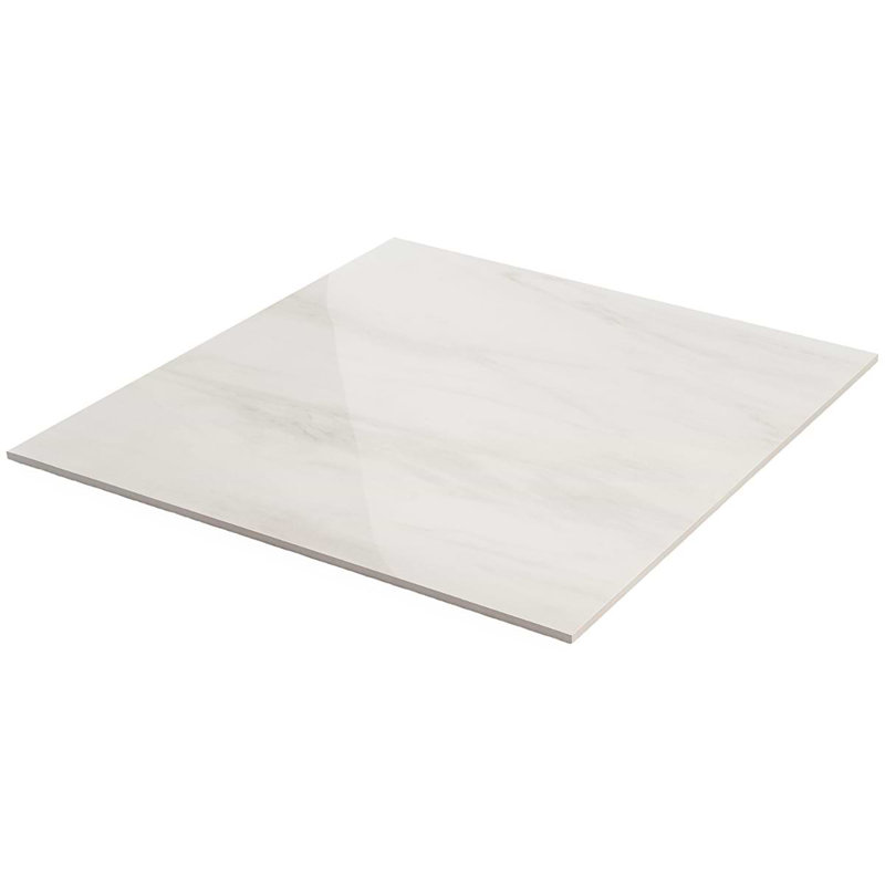 Dreamstone 24X24 Polished Porcelain Tile, Dolomite Snow Polished
