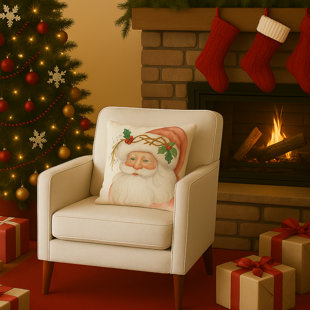 Linen Santa Pillow