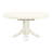 7 Piece Dining Table Set Includes an Oval Kitchen Table with Removable leaf and 6 Chairs, linen white-1722731306