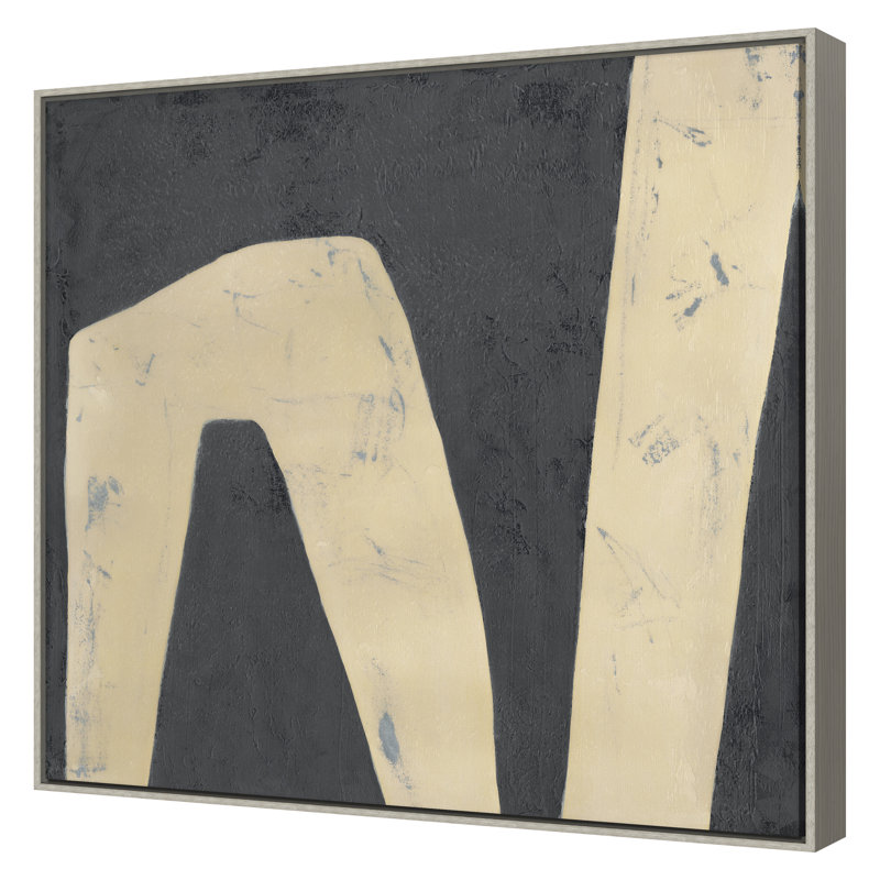 Archaic 3 Print by Kyle Goderwis, Gray Framed, 50" H x 50" W x 1.88" D