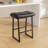 Faux Leather Wide Cushion Bar Stool With Metal Frame-2033878890