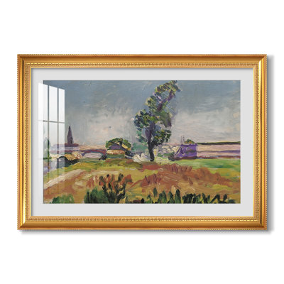 Paysage des Environs de Toulouse, Le Pont des Demoiselles, v. 1898-Henri Matisse-Toile encadrée sur mesure