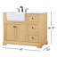 Ensemble de meuble-lavabo simple 42 po Pardue-1555114453
