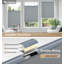 Rideaux cellulaires sans fil sans outils Lazblinds No Tools No Drill, stores filtrant la lumière pour la maison, stores isolants pour fenêtres, l 42 po x H 64 po, gris foncé-811751652-811751615