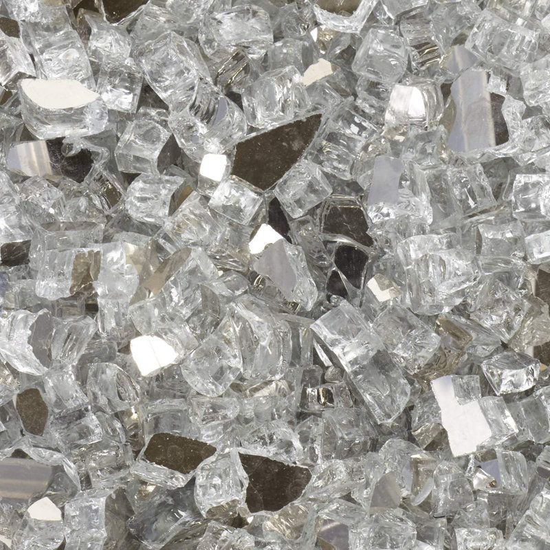 1/2 po d'épaisseur en verre trempé réfléchissant 10 lb, Losange, H 10,5 po x l 6 po x P 6 po