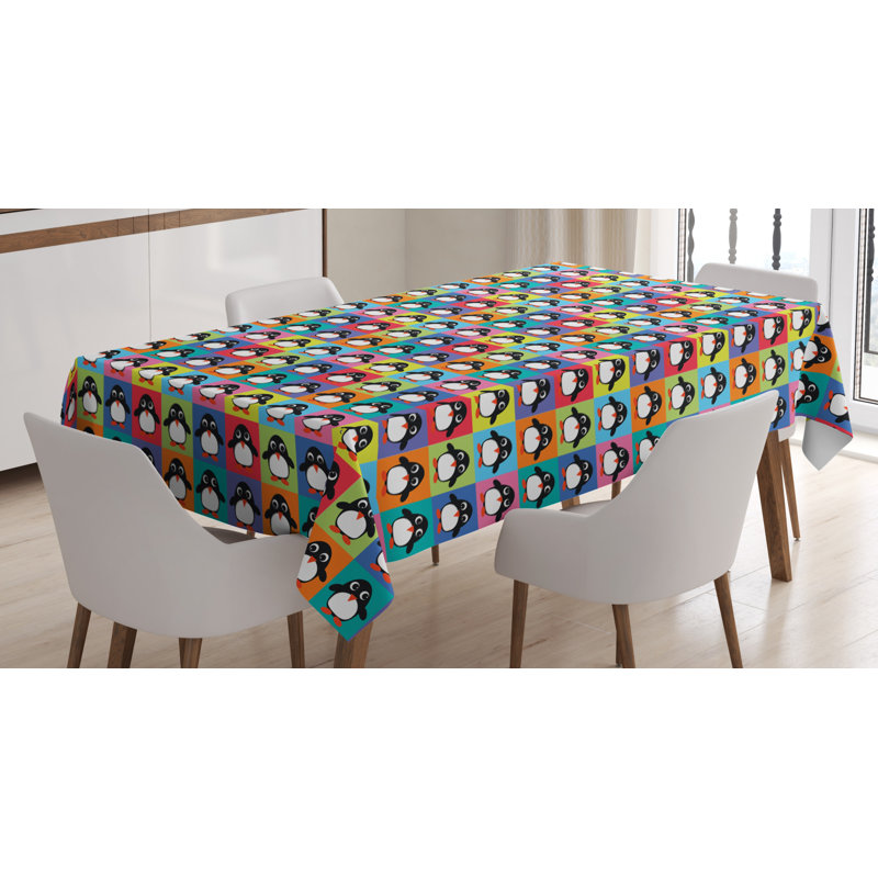 Geometric Tablecloth, 70" L x 52" W