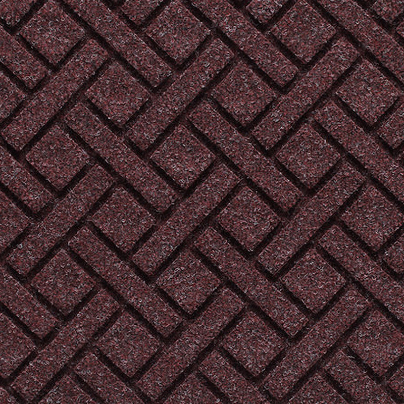 WaterHog® Lattice 22 in. x 60 in. Indoor Outdoor Runner Doormat, 0.375" H x 60" W x 22" D, Bordeaux