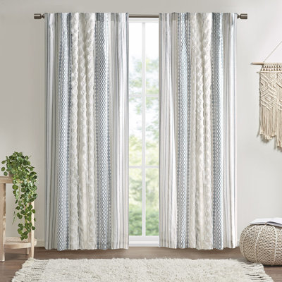 Panneau de rideau simple Boho Imani