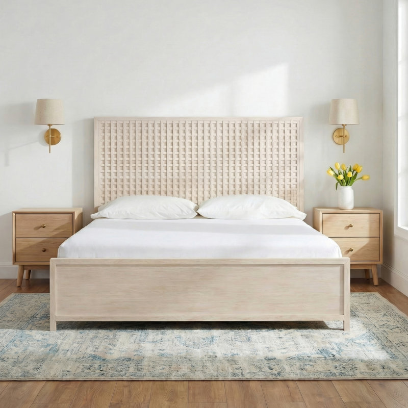 Baxley Standard Bed, Ivory, Queen