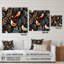 Motif de coq rouge Country Charm - Art abstrait en acrylique-1834714637