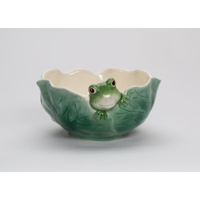 Small Frog Candy Bowl - 4 3/4"D