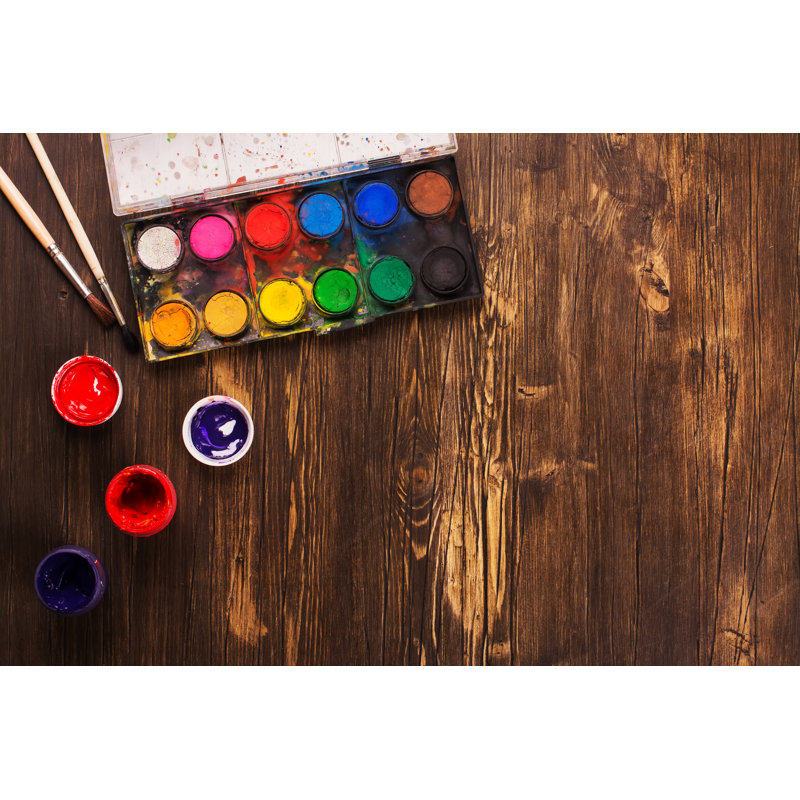 Artist Tools by Happy_lark - Wrapped Canvas Print, 30cm H x 46cm W x 3.8cm D