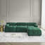 Modular Sectional Sofa, Button Tufted Design And DIY Combination, L Shaped Couch With Reversible Ottoman For Versatile Living Spaces