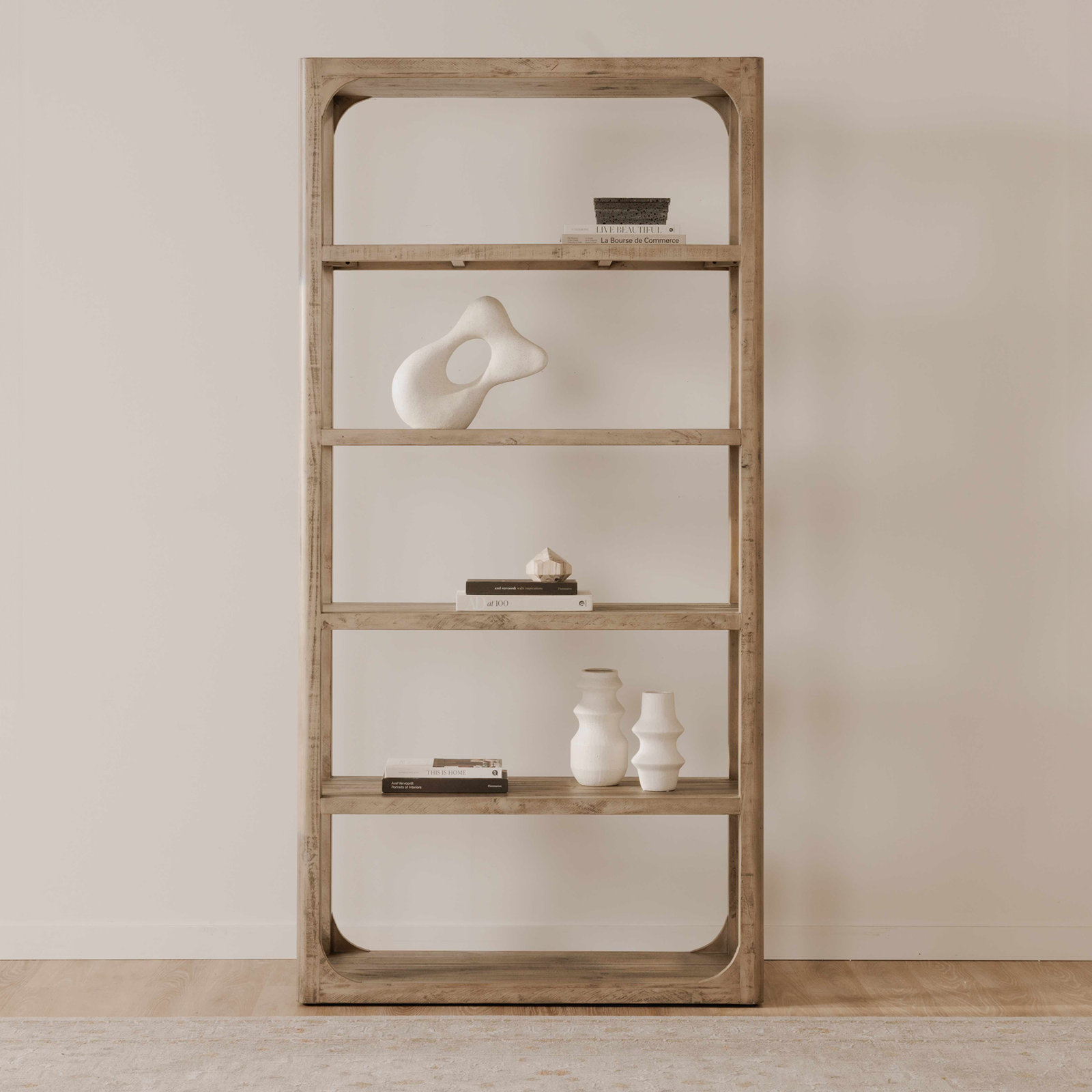 Azriel Wide Bookcase
