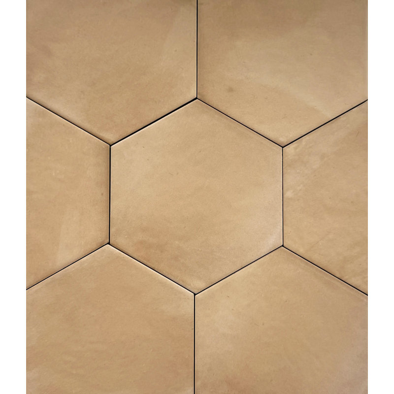 Paille hexagonale TerraClay, Beige
