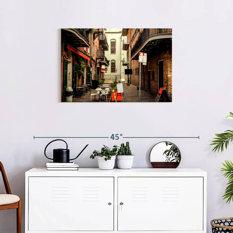 Ravi, French Alley, La Nouvelle-Orléans, H 20 po x l 30 po