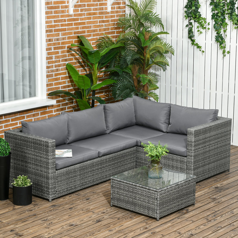 Nazanin 4 - Person Seating Group with Cushions