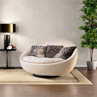 Solid wood luxury lounge chair