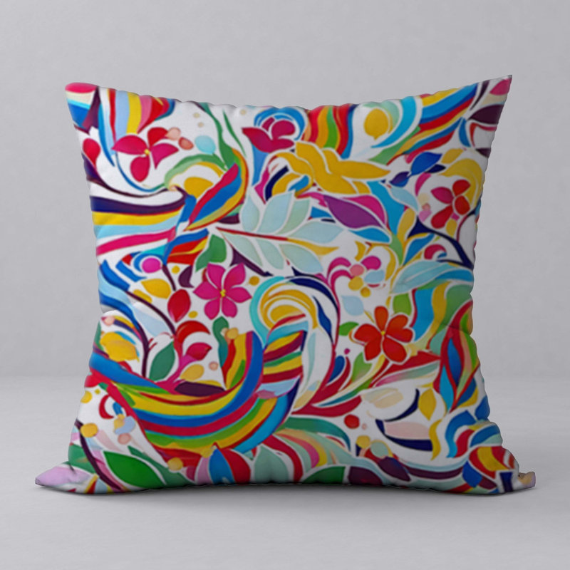  Polyester Throw Square Pillow Cover & Insert