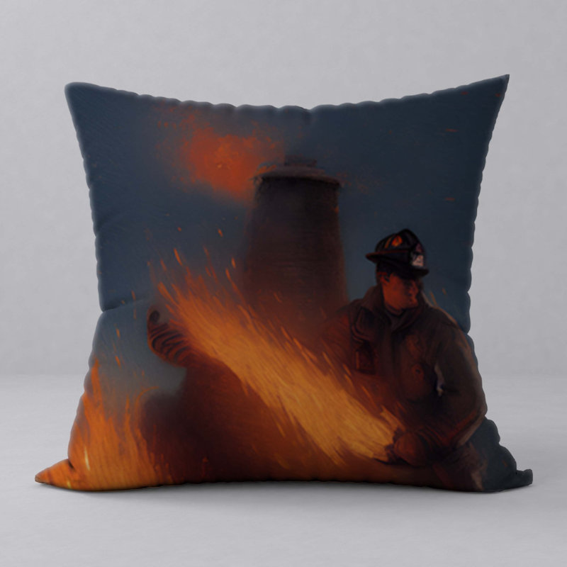 Abstract Throw Pillow