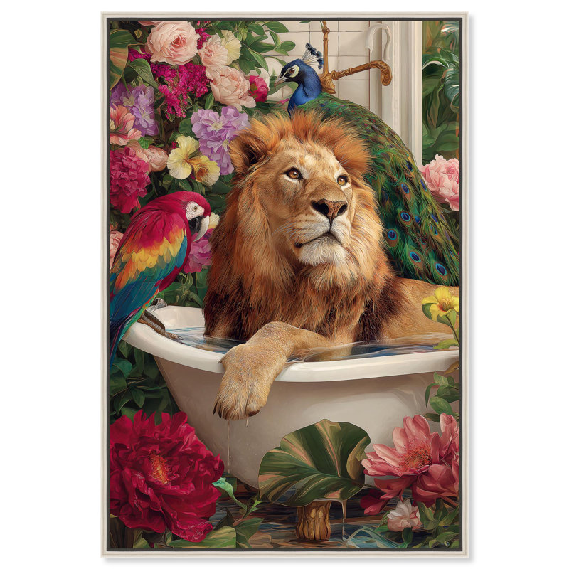 Impression sur toile Royal Wash par Art Remedy, cadre argenté, 10 x 15, H 16 po x l 11 po, Silver Frame