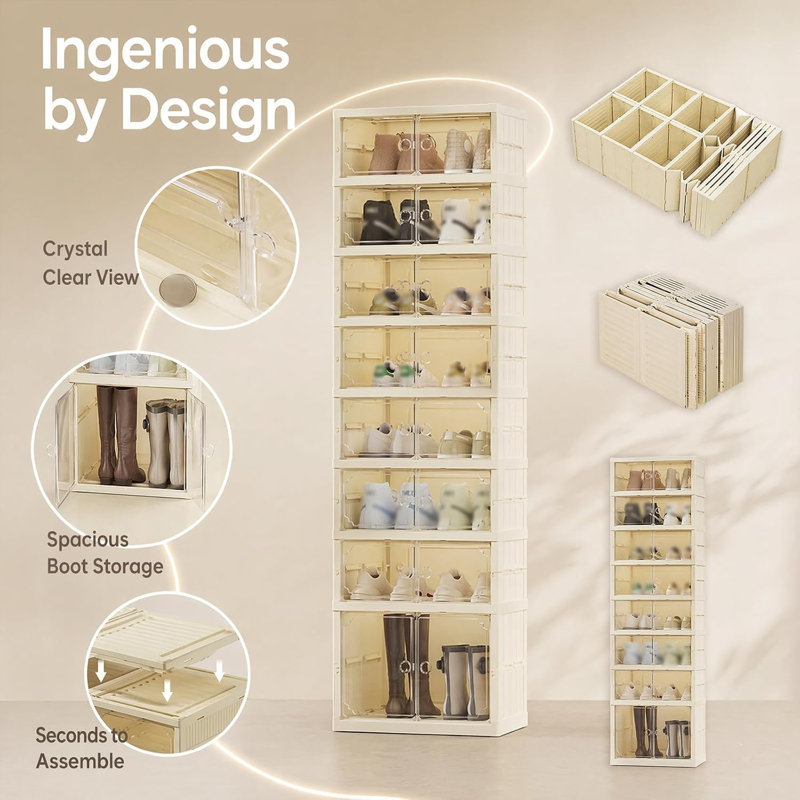 Foldable Shoe Rack Organizer(9-Tier)