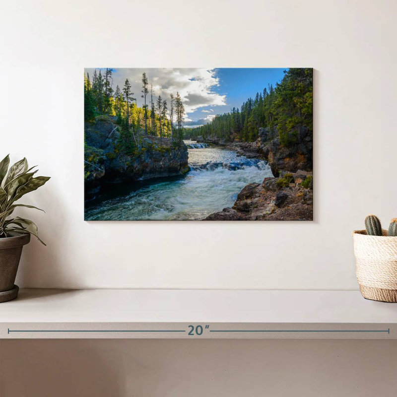 Alvord Yellowstone Autumn River, H 8 po x l 12 po