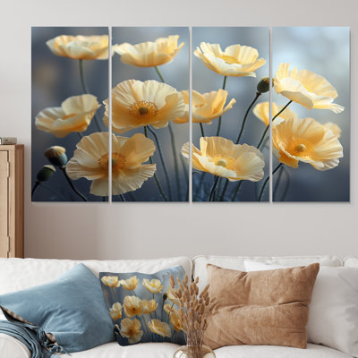 Eshan - coquelicots, ensemble d'art sur toile