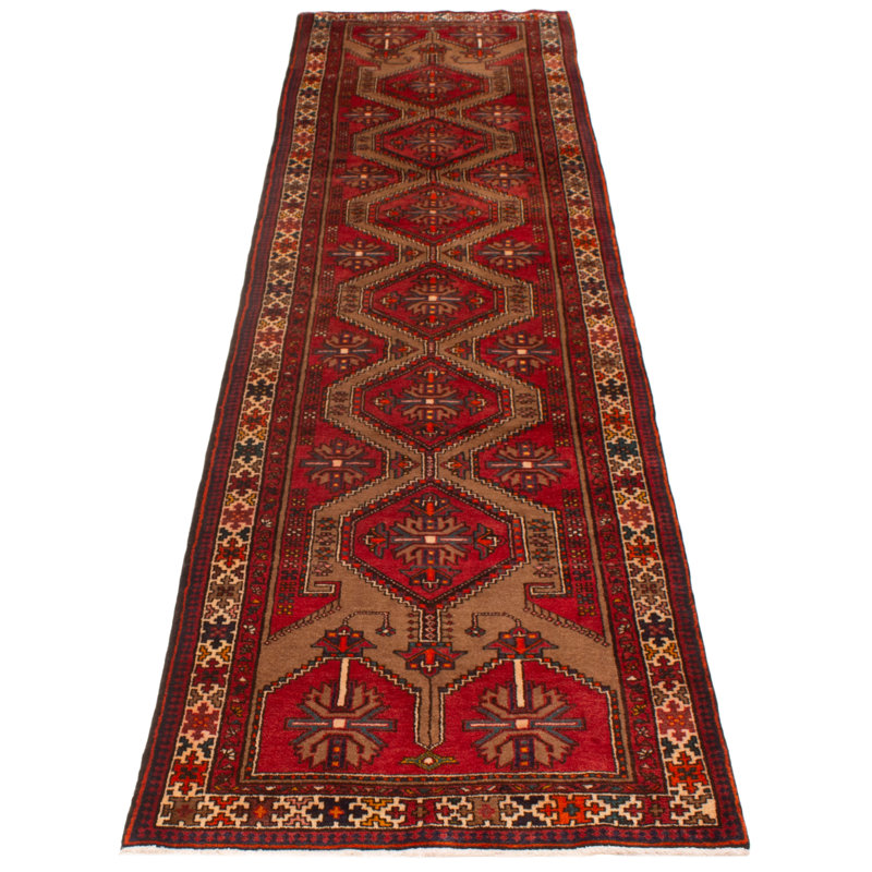 Konya One-of-a-Kind Runner 3'7" X 13'8" 1990s Runner Wool Area Rug