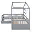 Lit plateforme House avec trois tiroirs de rangement-121082680