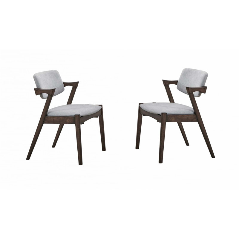 Ensemble de chaises de salle à manger de style Mid-Century 2 pièces