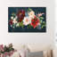 Automne floral bleu marine - Impression sur toile-58872930-58872934
