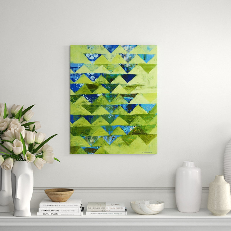 Triangular Configurations III Print, 45" H x 36" W x 1.5" D, Outdoor
