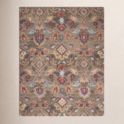 Tansy Wool Floral Indoor Rug