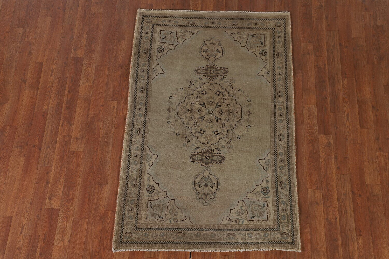 Bloomsbury Market Geometric Wool Traditional Rug 4x5 | Wayfair