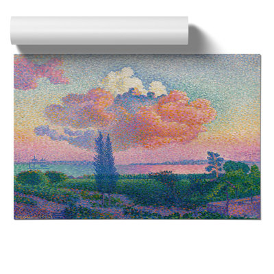The Rose Cloud by Henri-Edmond Cross - No Frame Painting