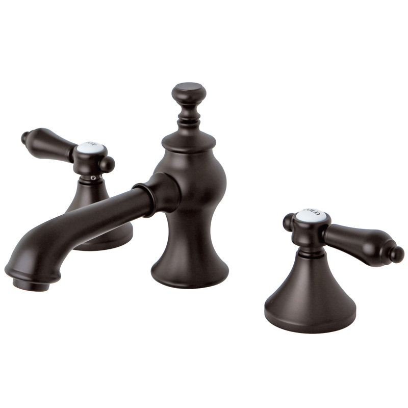 Robinet de salle de bain espacé Kingston, Bronze frotté à l'huile