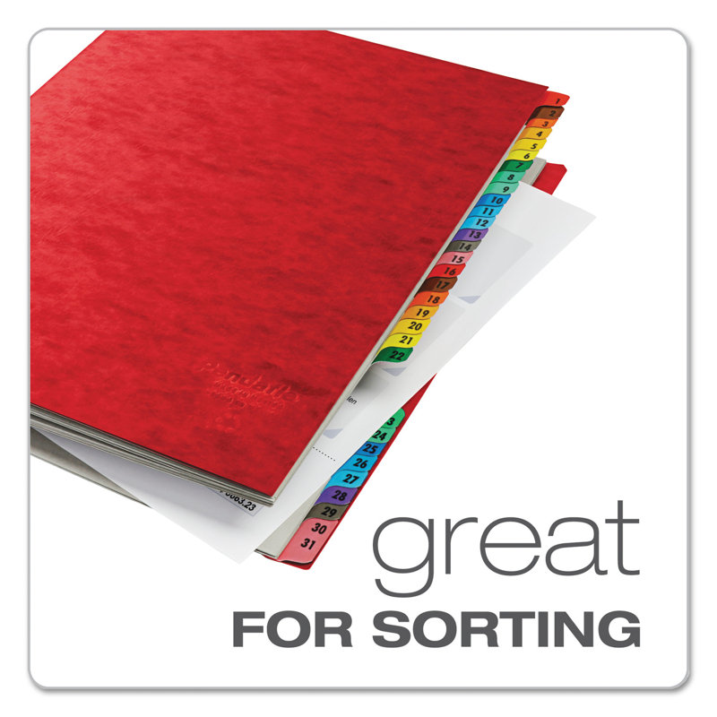 Pendaflex® Expandable Indexed Desk File PVC / Vinyl Flat Files Open