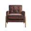Fauteuil d'appoint à dossier capitonné Matson-857057013