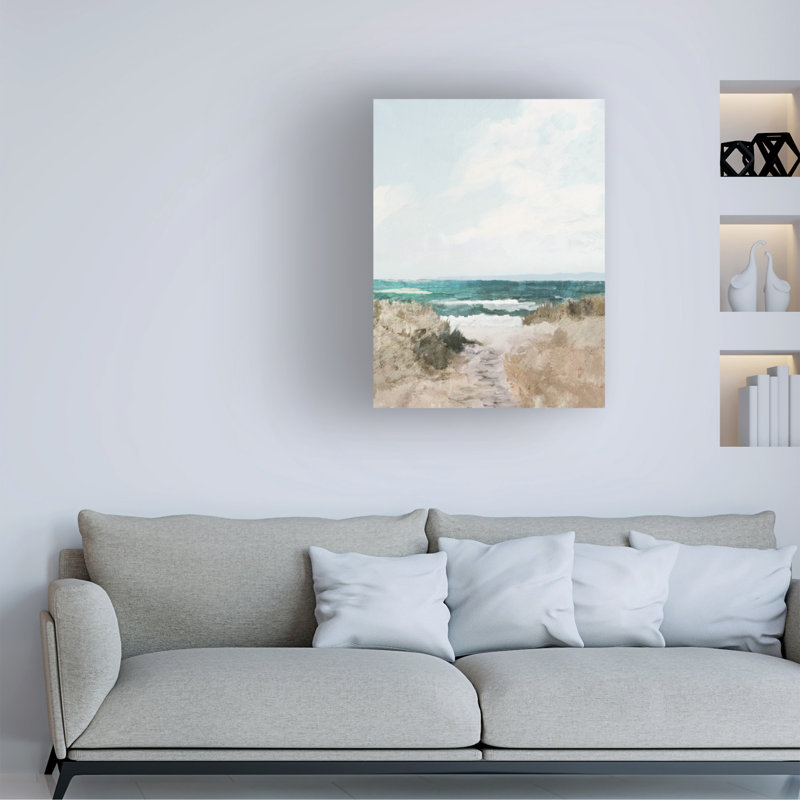 Bolog Dan Hobday Beach Path Canvas Art, 47" H x 35" W