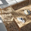 Ensemble de conversation pour patio 2 personnes en bois massif avec coussins Cambria