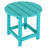 Round Patio End Table - Durable Outdoor Side Table for Pool & Backyard Use-191452675
